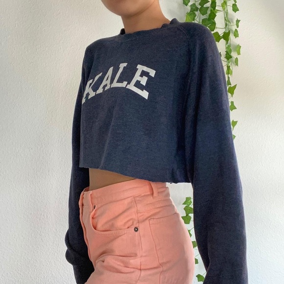 KALE vintage wash sweatshirt - Picture 2 of 3